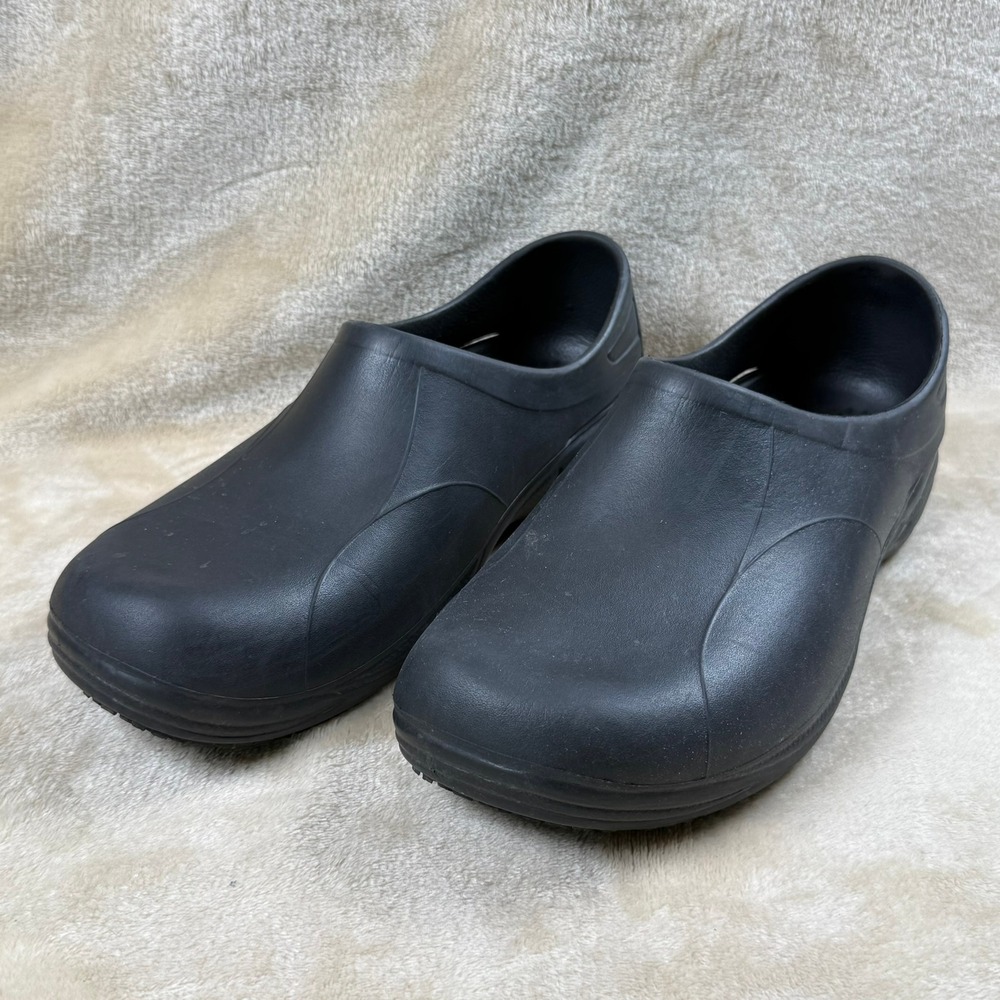 TredSafe Slip Resistant‎ Oil Resistant Work Shoes Clogs Black W 11 M 10